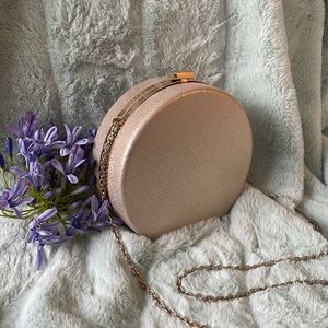 🆕 Matted Gold Evening Clutch Bag, NWOT